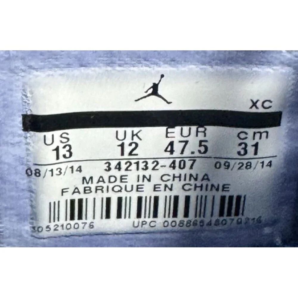 Air Jordan 1 Retro High Strap French Blue Sneakers Shoes Men's 13